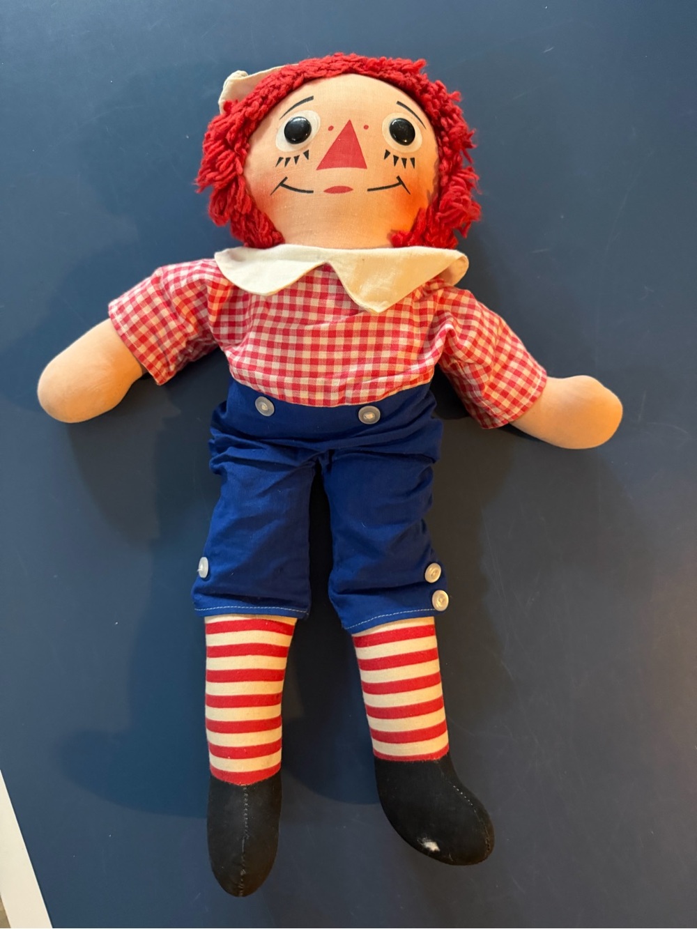 Vintage Rare Raggedy Andy Knickerbocker Doll 1960s